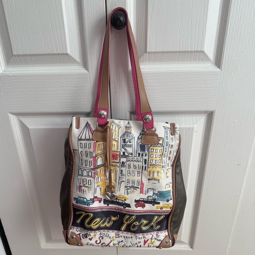 Brighton Chelsea Fashionista Taxi Cab New York Central Park tote bag #28